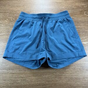 Lululemon Women's 6 Teal Athletic Shorts Lightweight Linerless Run Train Stretch